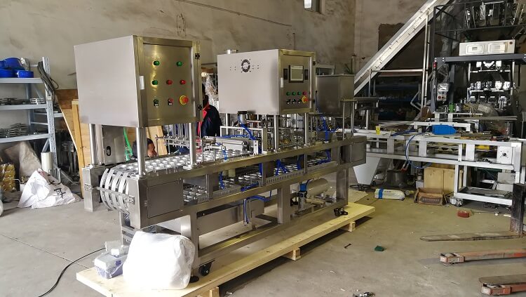 january 29, 2019，bhp-4 automatic cup washing filling and sealing machine